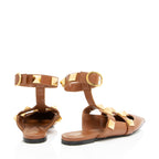 Valentino Calfskin Roman Stud Flats - Size 9.5 / 39.5