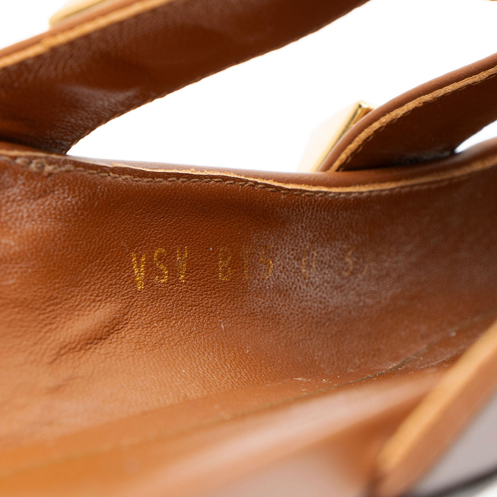 Valentino Calfskin Roman Stud Flats - Size 9.5 / 39.5