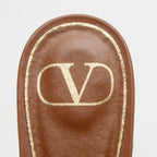 Valentino Calfskin Roman Stud Flats - Size 9.5 / 39.5