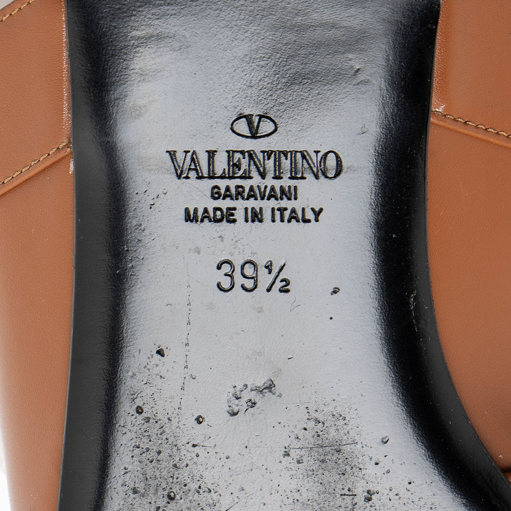 Valentino Calfskin Roman Stud Flats - Size 9.5 / 39.5