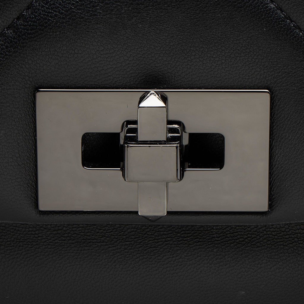 Valentino Calfskin Roman Stud Maxi Shoulder Bag