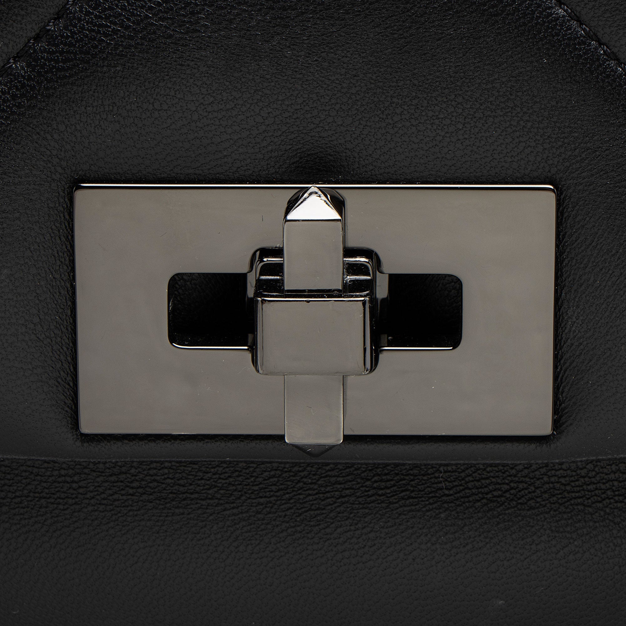 Valentino Calfskin Roman Stud Maxi Shoulder Bag