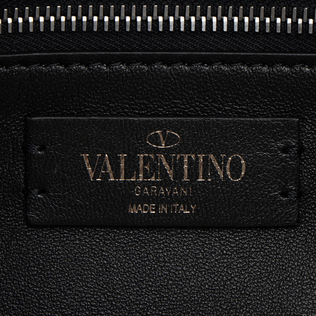 Valentino Calfskin Roman Stud Maxi Shoulder Bag