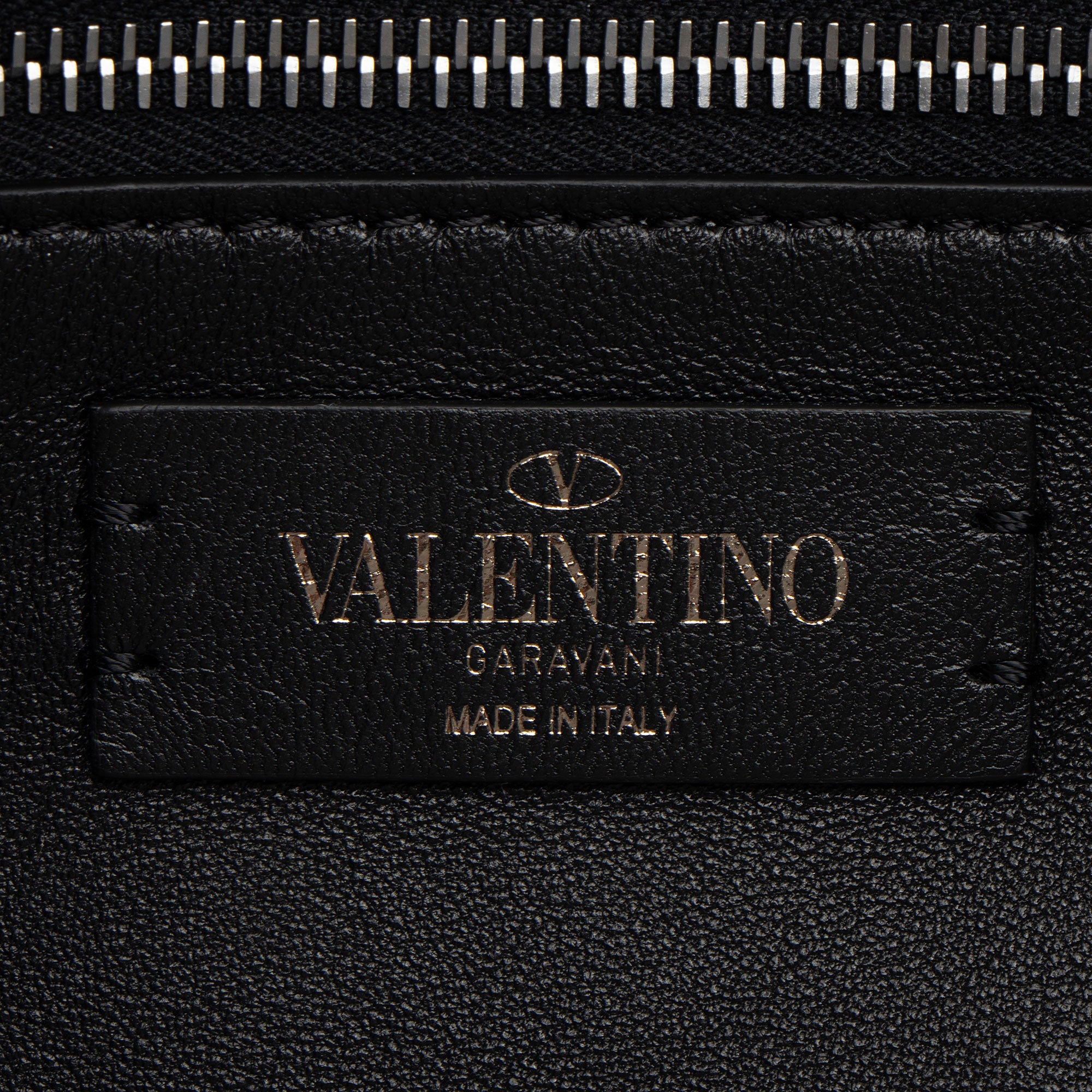 Valentino Calfskin Roman Stud Maxi Shoulder Bag