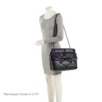 Valentino Calfskin Roman Stud Maxi Shoulder Bag