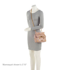 Valentino Calfskin Roman Stud Medium Shoulder Bag (SHF-SYRDK3)