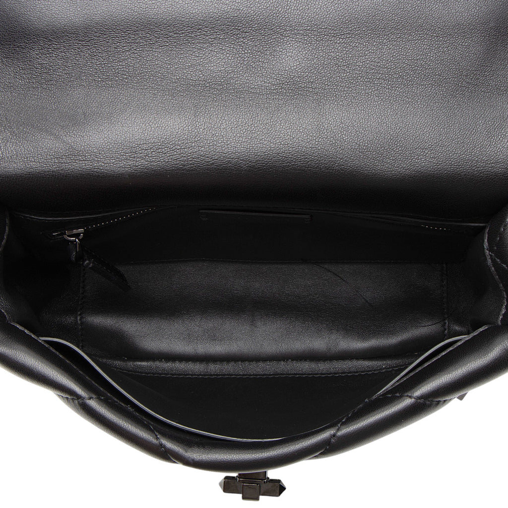 Valentino Calfskin Roman Stud Small Shoulder Bag