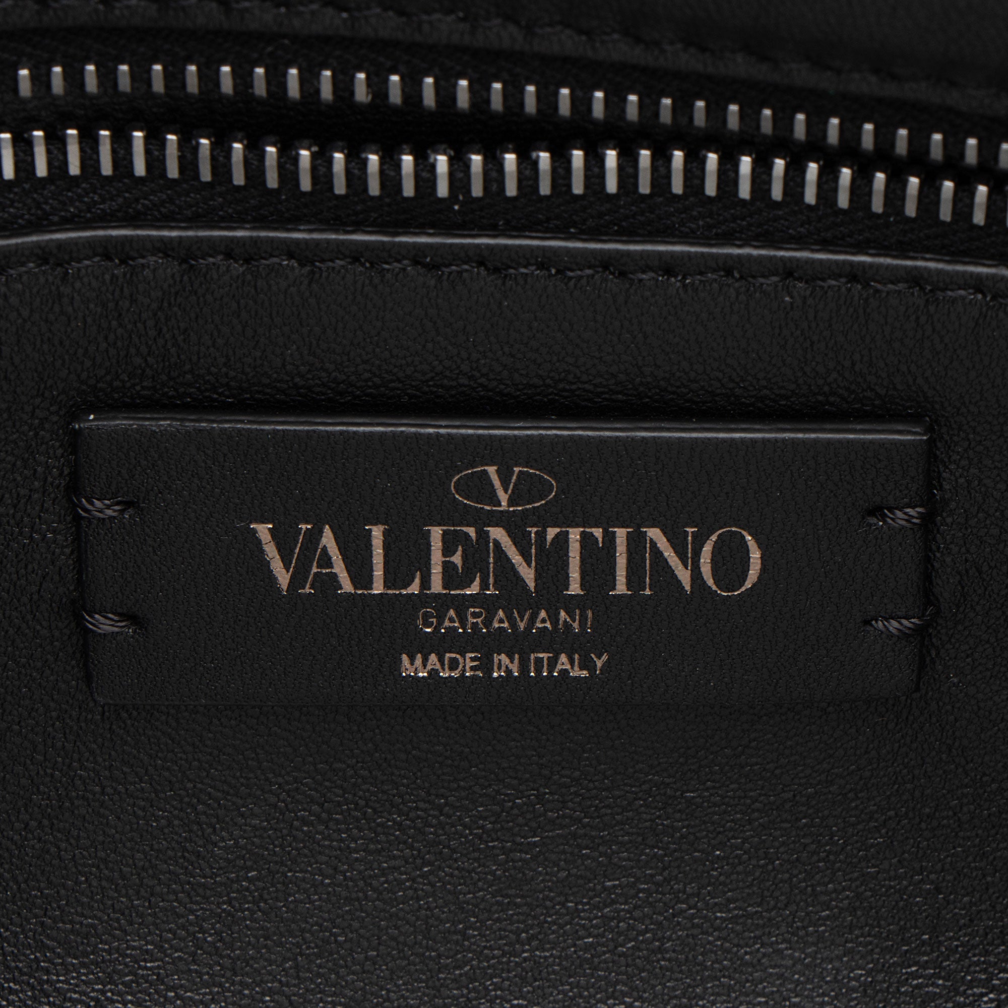 Valentino Calfskin Roman Stud Small Shoulder Bag