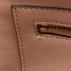 Valentino Calfskin Roman Stud Top Handle Large Shoulder Bag (SHF-22991)