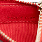 Valentino Calfskin V Logo Zip Pouch (SHF-16943)