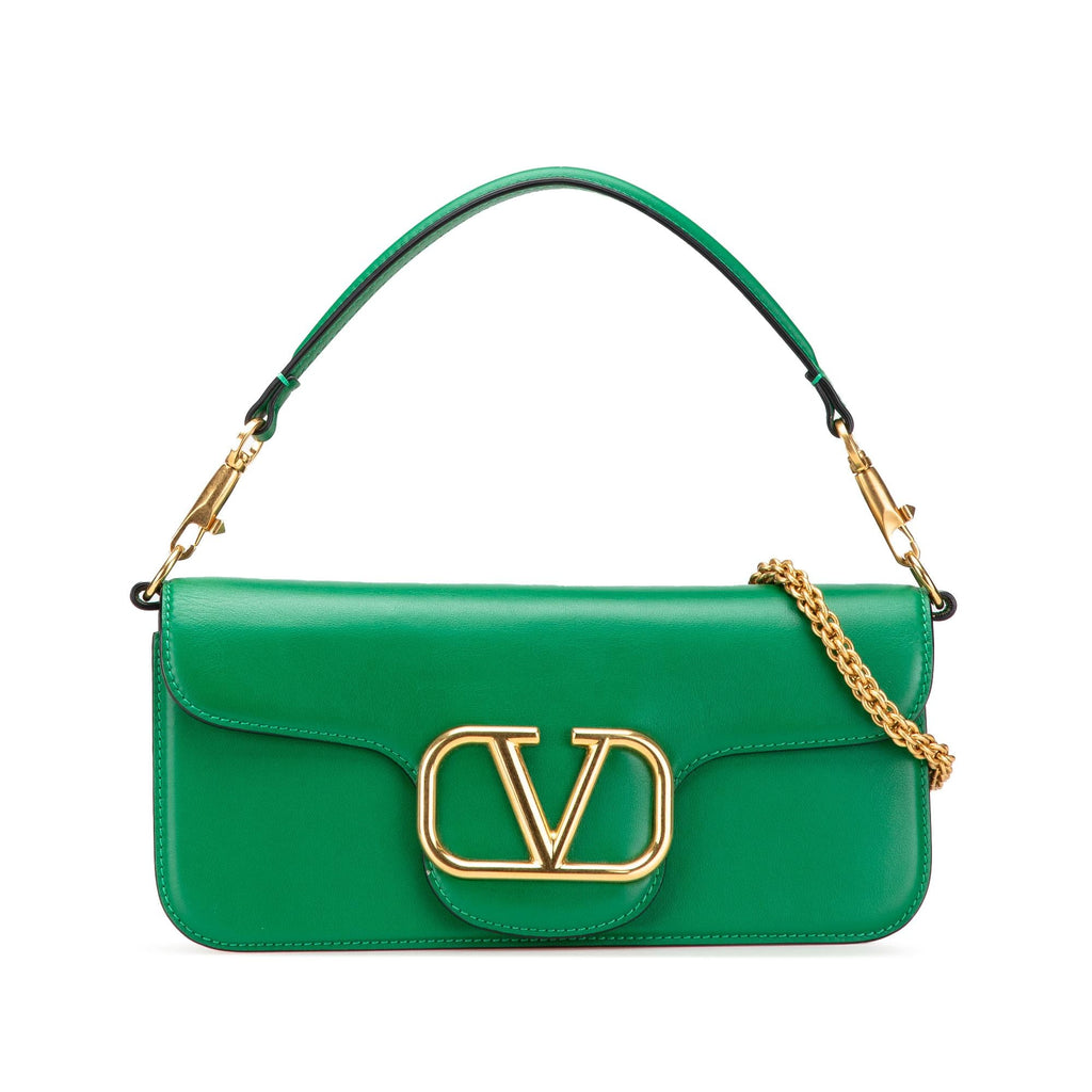 Valentino Calfskin VLogo Loco Satchel