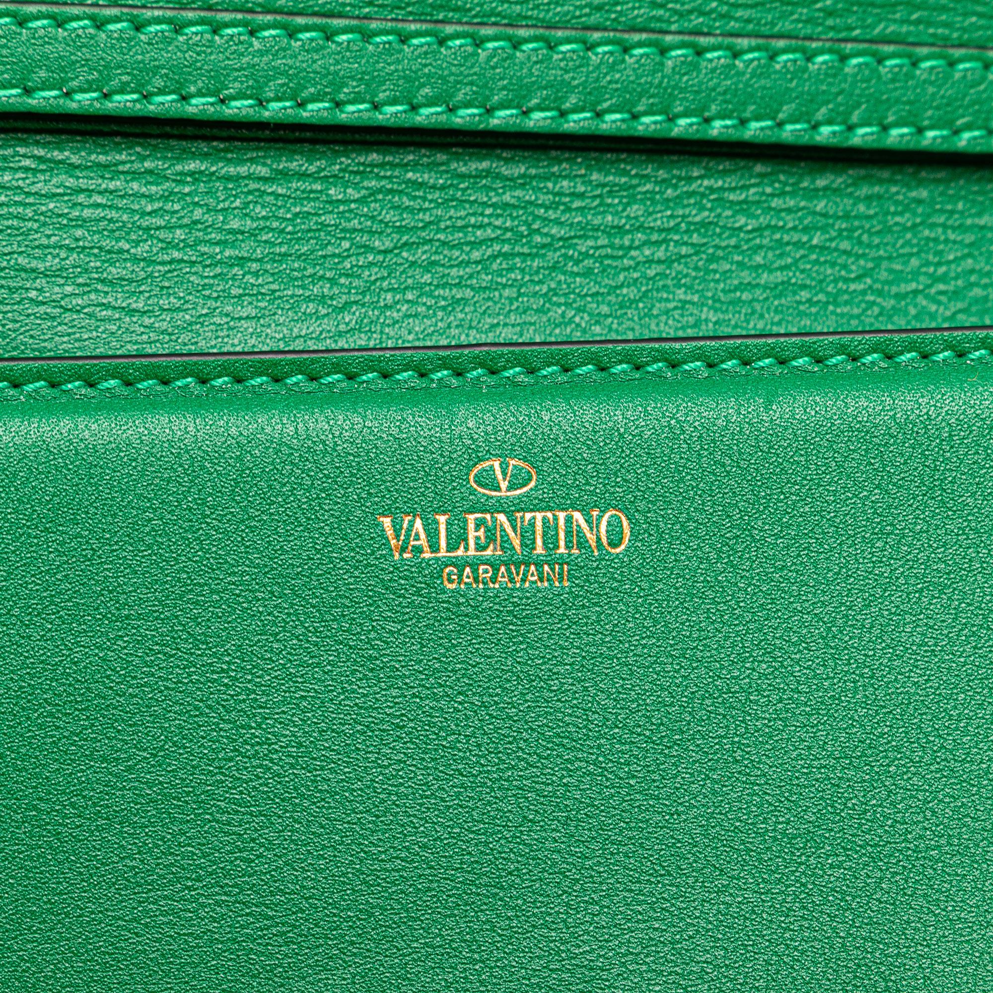Valentino Calfskin VLogo Loco Satchel