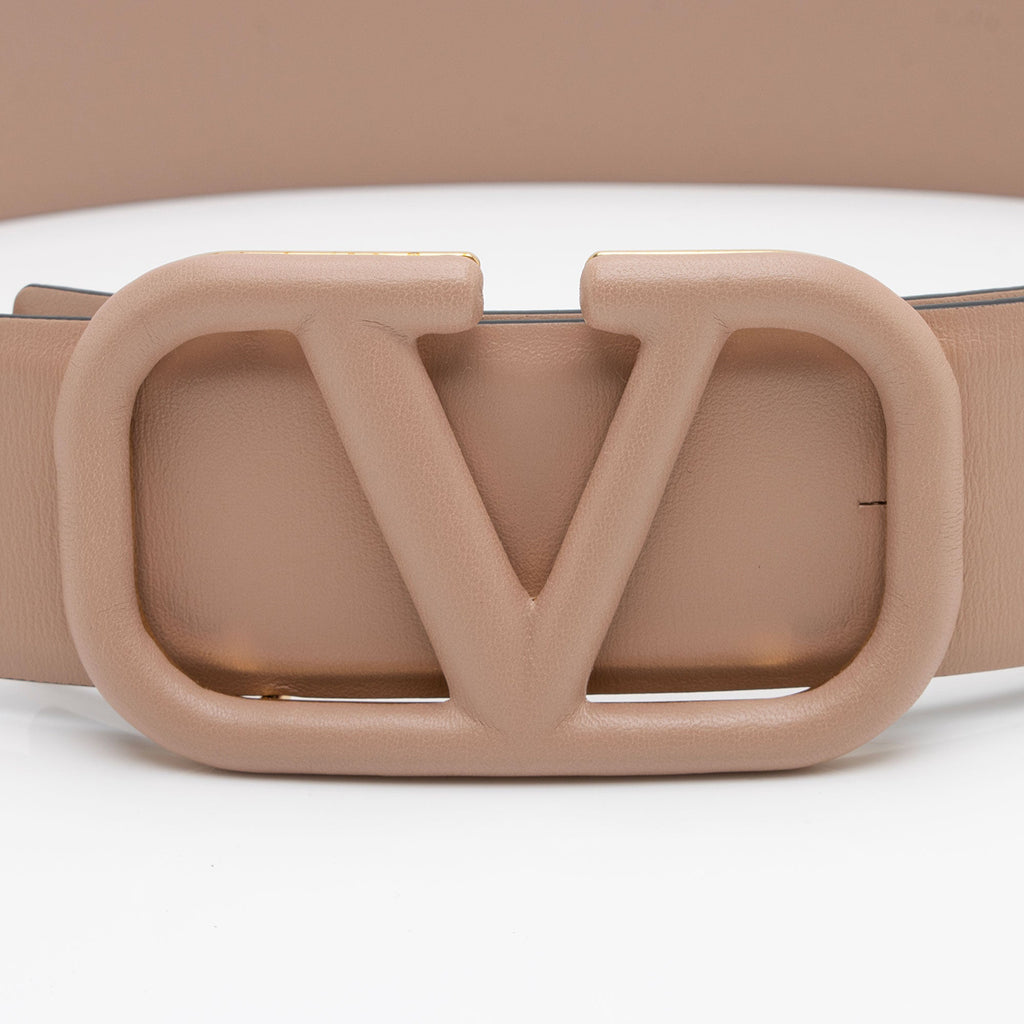 Valentino Calfskin VLogo Signature Belt - Size 28 / 70 (SHF-uW3url)