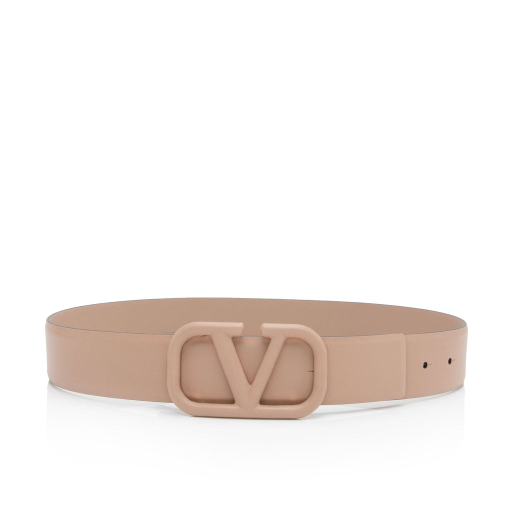 Valentino Calfskin VLogo Signature Belt - Size 28 / 70 (SHF-uW3url)