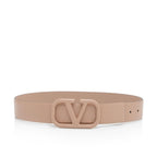 Valentino Calfskin VLogo Signature Belt - Size 28 / 70 (SHF-uW3url)