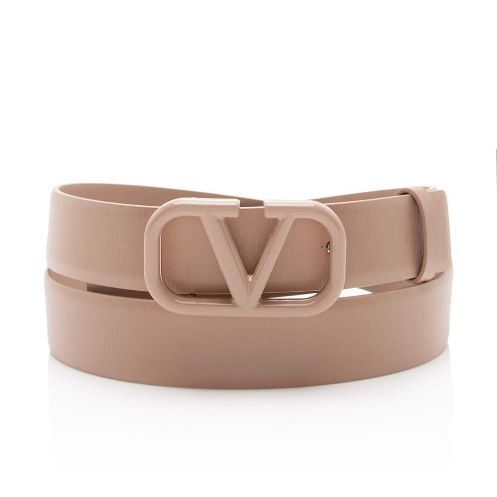 Valentino Calfskin VLogo Signature Belt - Size 36 / 90 (SHF-VRhzLY)