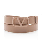 Valentino Calfskin VLogo Signature Belt - Size 36 / 90 (SHF-VRhzLY)