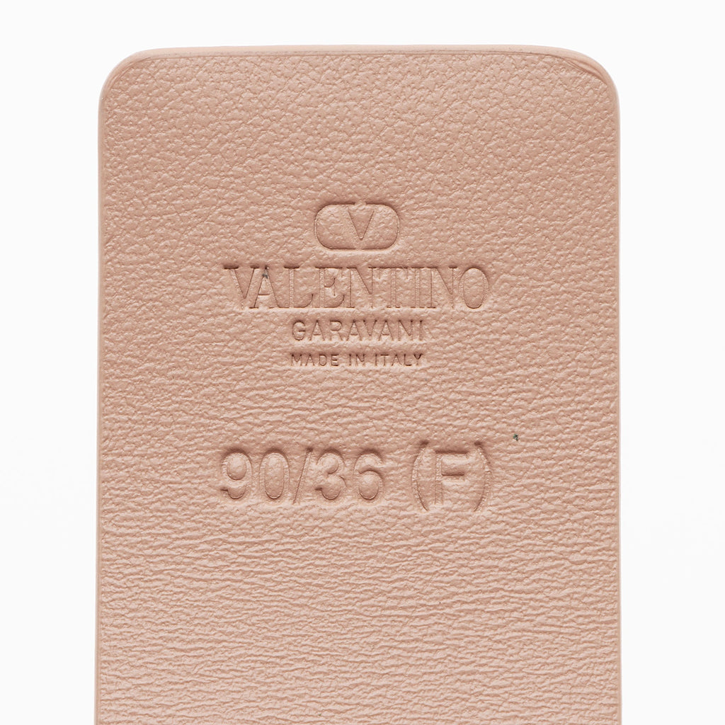 Valentino Calfskin VLogo Signature Belt - Size 36 / 90 (SHF-VRhzLY)