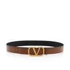Valentino Calfskin VLogo Signature Reversible Belt - Size 38 / 95 (SHF-LGru2k)