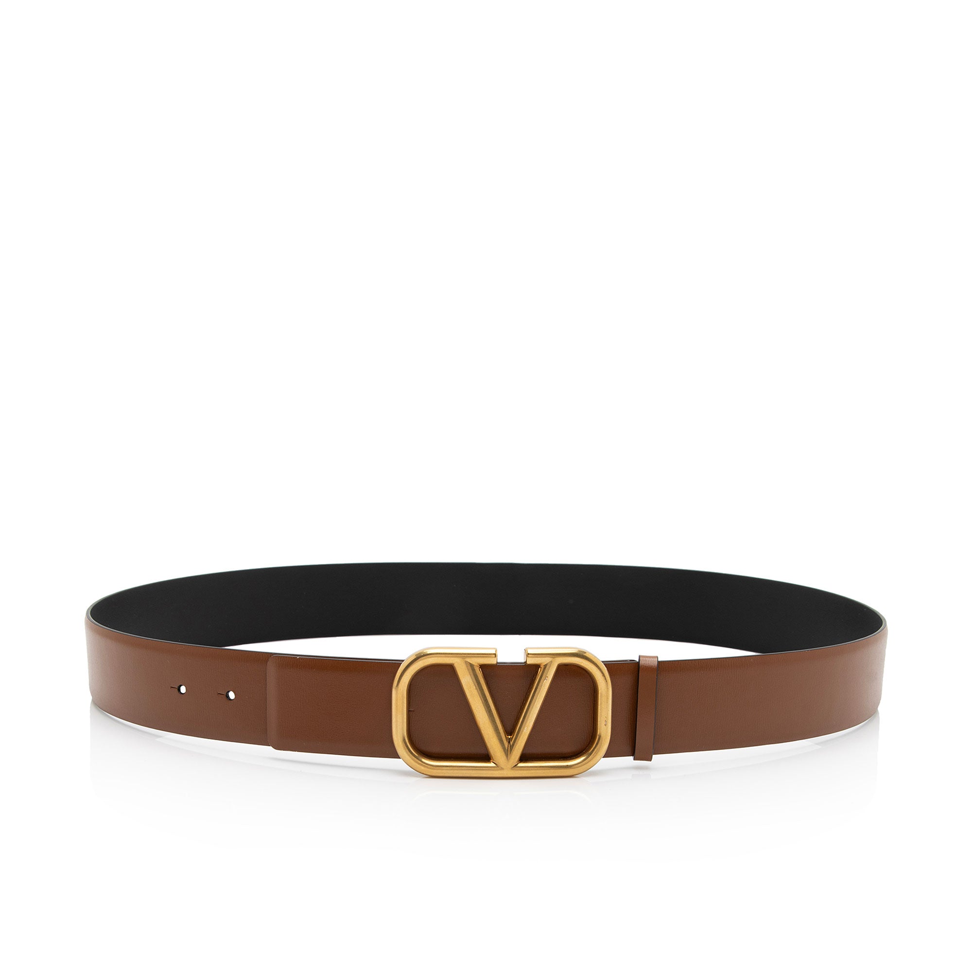 Valentino Calfskin VLogo Signature Reversible Belt - Size 38 / 95 (SHF-LGru2k)