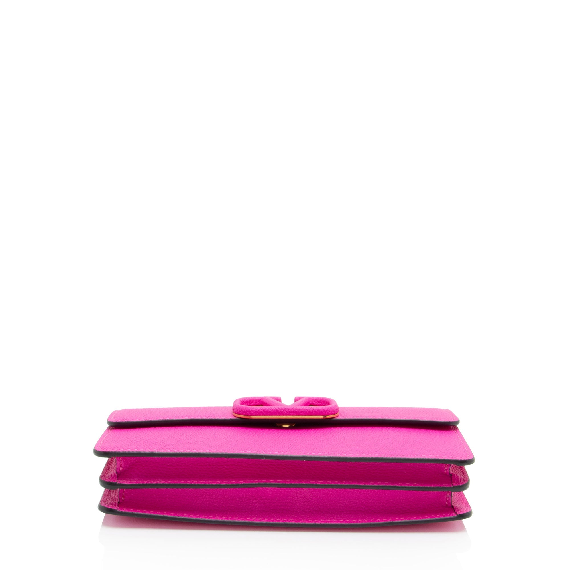 Valentino Calfskin VLogo Wallet on Chain