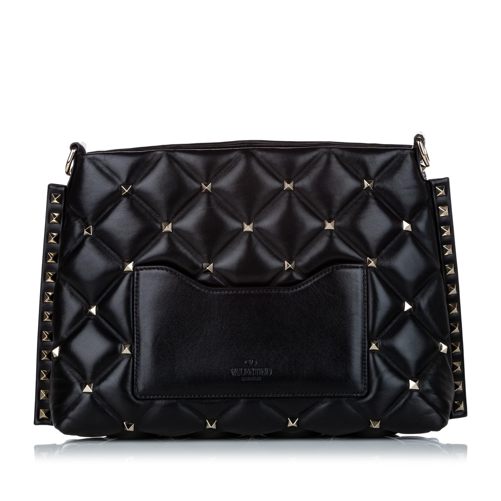 Valentino Candystud Lambskin Leather Crossbody Bag (SHG-29484)