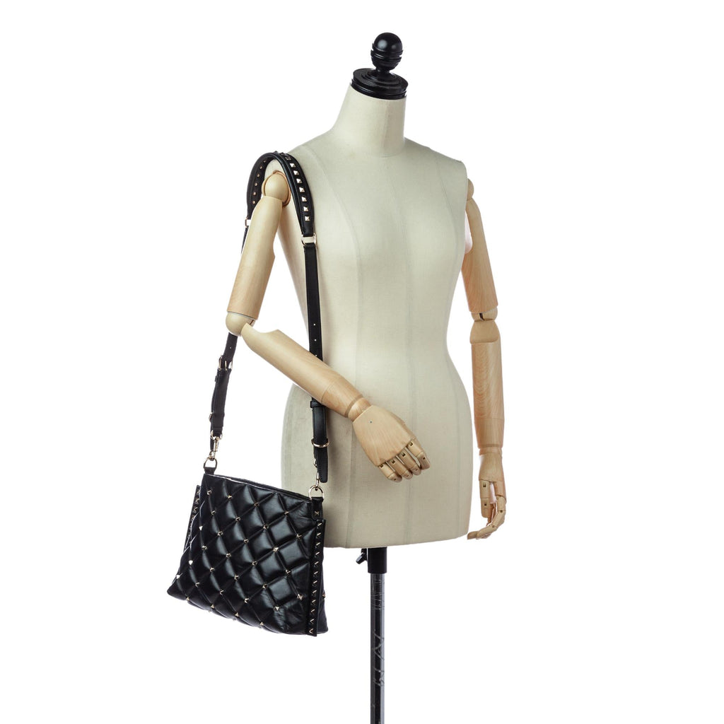 Valentino Candystud Lambskin Leather Crossbody Bag (SHG-29484)