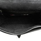 Valentino Craquele Calfskin Guitar Strap Rockstud Rolling Flap Crossbody
