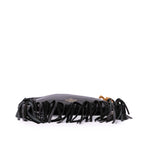 Valentino Grained Calfskin C Rockee Zodiac Fringe Clutch
