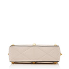 Valentino Grained Calfskin Hammered Roman Stud Large Shoulder Bag (SHF-23647)