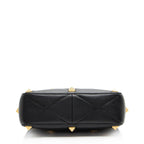 Valentino Grained Calfskin Roman Stud Medium Shoulder Bag