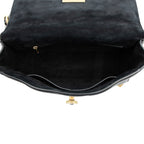 Valentino Grained Calfskin Roman Stud Medium Shoulder Bag