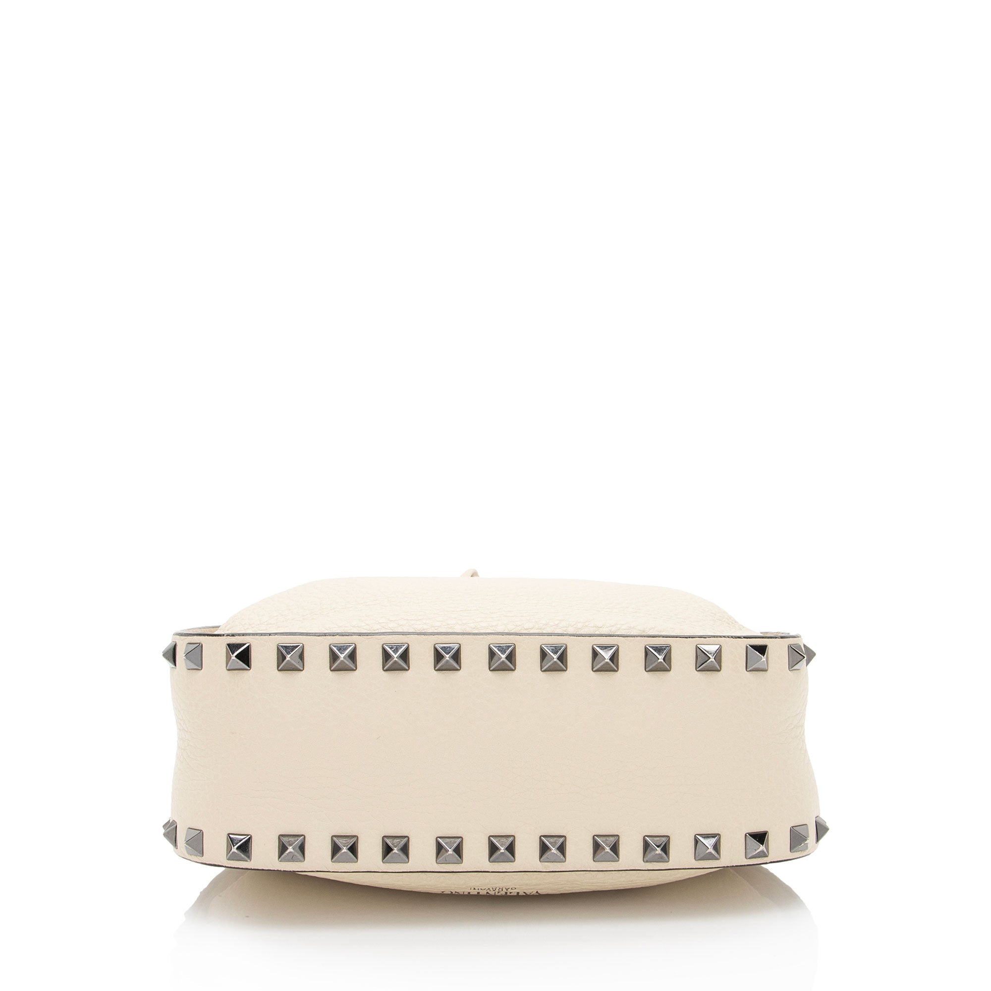 Valentino Grained Calfskin Rockstud Bucket Bag (SHF-p43lFi)