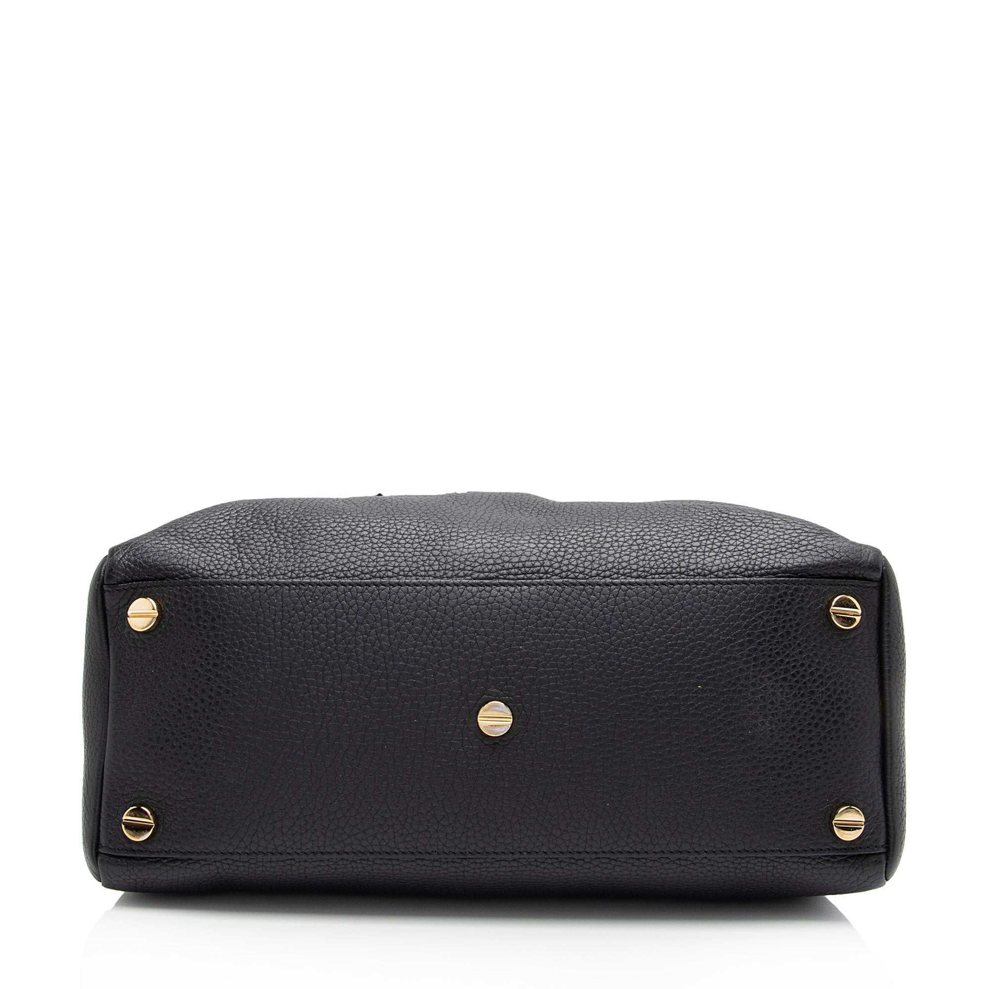 Valentino Grained Calfskin Rockstud Twiny Top Handle