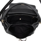 Valentino Grained Calfskin Rockstud Twiny Top Handle