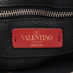 Valentino Grained Calfskin Rockstud Twiny Top Handle