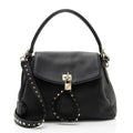 Valentino Grained Calfskin Rockstud Twiny Top Handle (SHF-pZLIQl)