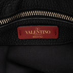 Valentino Grained Calfskin Rockstud Twiny Top Handle (SHF-pZLIQl)