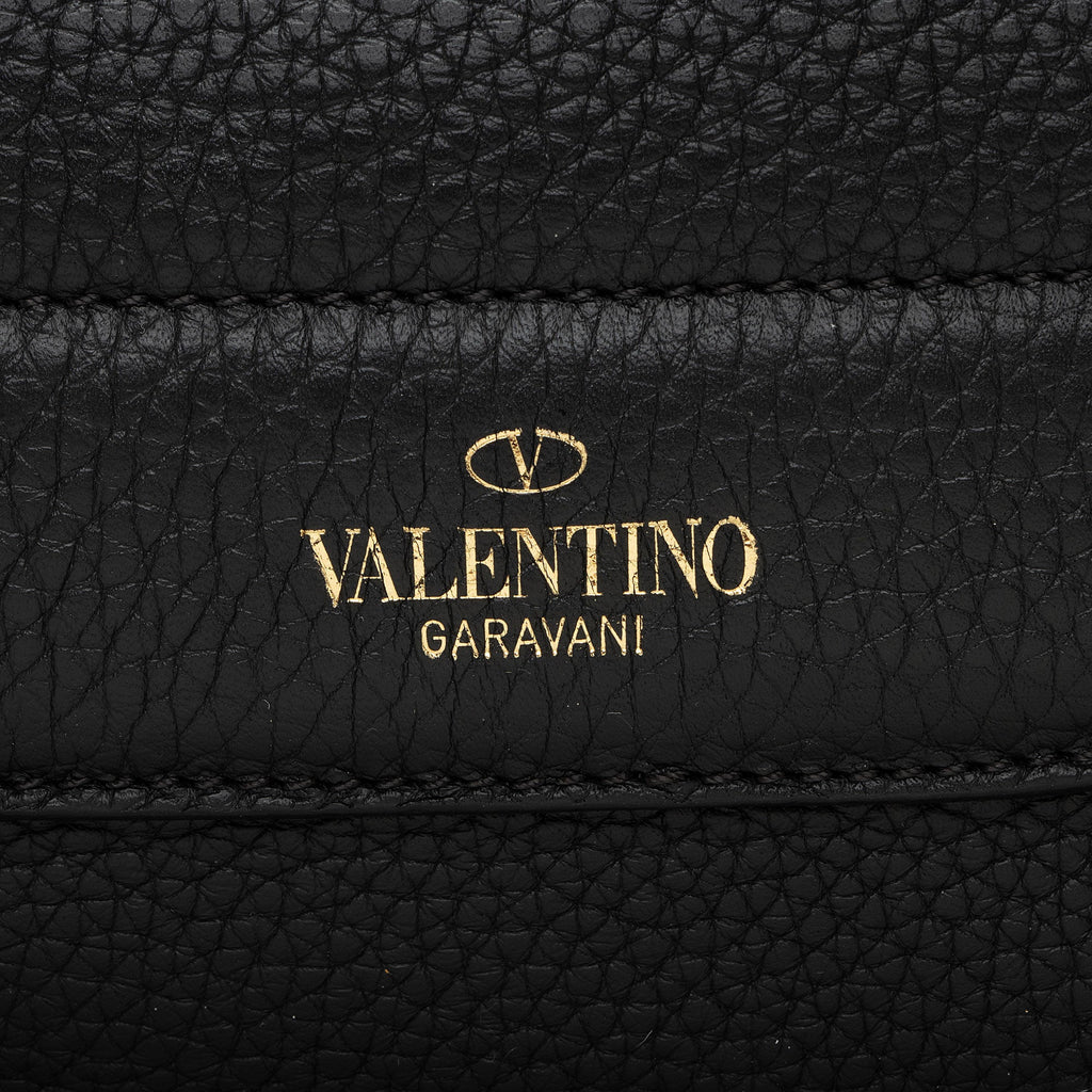 Valentino Grained Calfskin Rockstud Twiny Top Handle (SHF-pZLIQl)