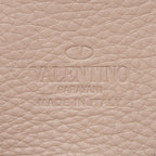 Valentino Grainy Calfskin Rockstud Flap Small Crossbody Bag (SHF-23894)