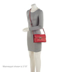 Valentino Grainy Calfskin Rockstud Flap Small Crossbody Bag (SHF-gUNU2H)