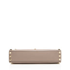 Valentino Grainy Calfskin Rockstud Flap Small Crossbody (SHF-yYGh00)