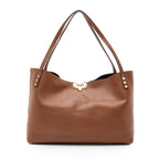 Valentino Grainy Calfskin Rockstud Slouch Medium Tote