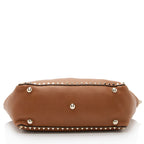 Valentino Grainy Calfskin Rockstud Medium Tote (SHF-EnAOS2)