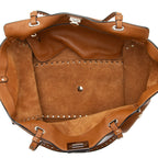 Valentino Grainy Calfskin Rockstud Medium Tote (SHF-EnAOS2)