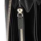 Valentino Grainy Calfskin Rockstud Zip Around Wallet (SHF-vsMR80)