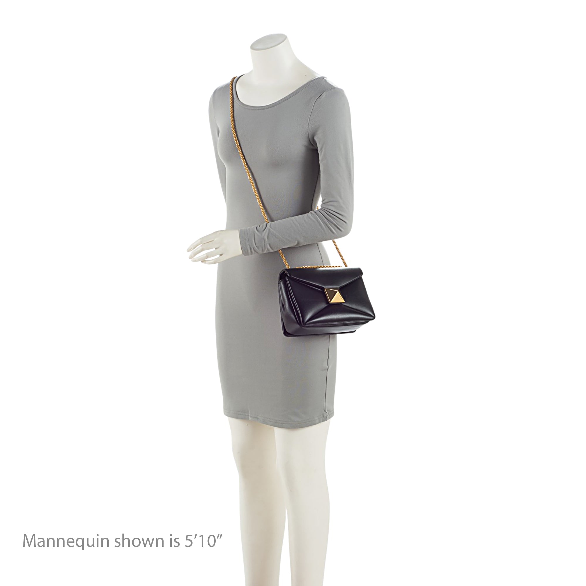 Valentino Lambskin One Stud Small Crossbody (SHF-8byPgB)