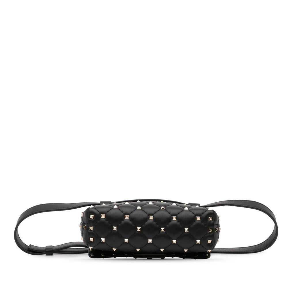 Valentino Lambskin Rockstud Spike Belt Bag