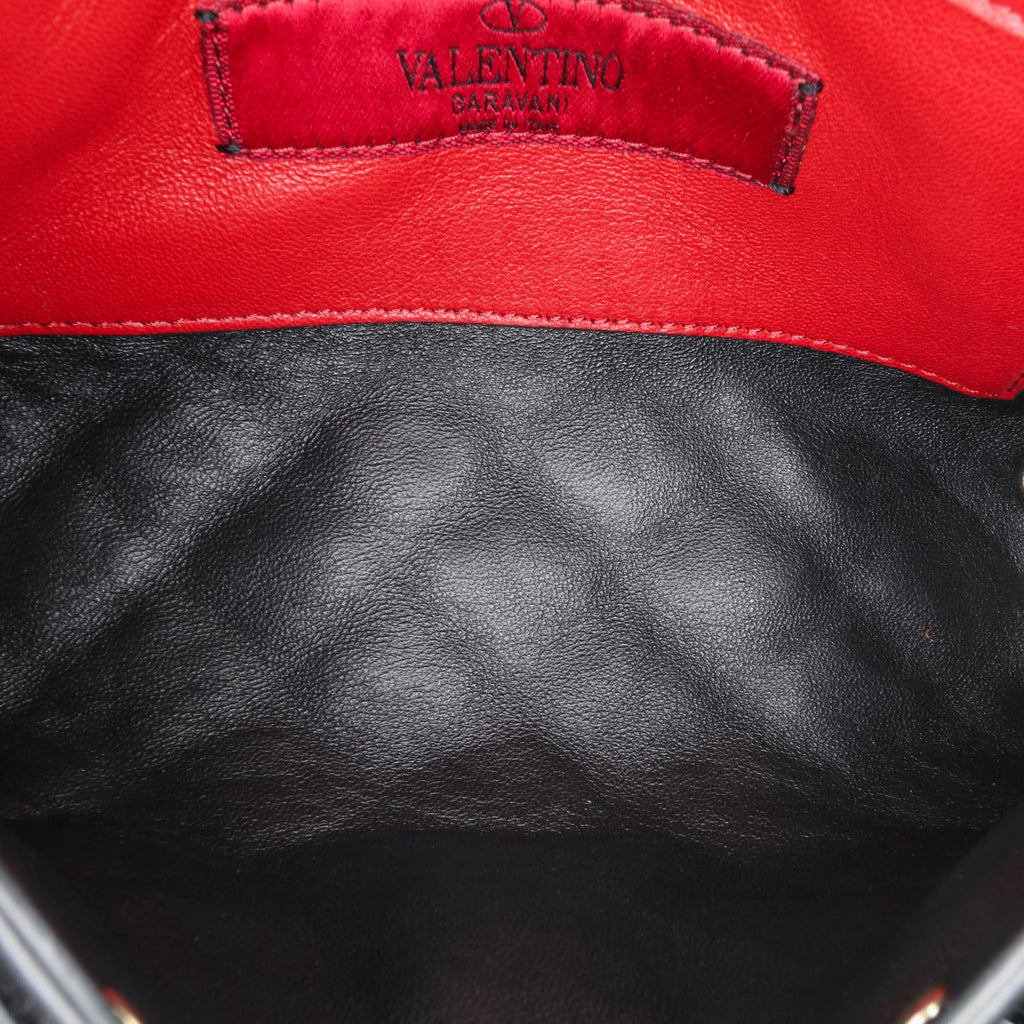 Valentino Lambskin Rockstud Spike Belt Bag