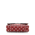 Valentino Calfskin Rockstud Spike Up Chain Small Shoulder Bag (SHF-20489)